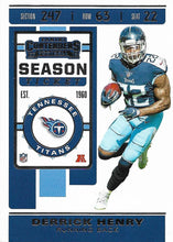 Load image into Gallery viewer, 2019 Panini Contenders Base Veteran Cards #1-100 - Pick Your Cards: #28 Derrick Henry
