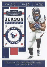 Load image into Gallery viewer, 2019 Panini Contenders Base Veteran Cards #1-100 - Pick Your Cards: #34 Duke Johnson Jr.