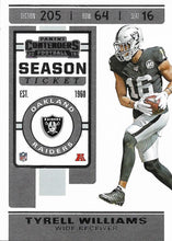 Load image into Gallery viewer, 2019 Panini Contenders Base Veteran Cards #1-100 - Pick Your Cards: #43 Tyrell Williams