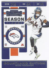 Load image into Gallery viewer, 2019 Panini Contenders Base Veteran Cards #1-100 - Pick Your Cards: #46 Courtland Sutton