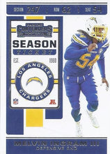 Load image into Gallery viewer, 2019 Panini Contenders Base Veteran Cards #1-100 - Pick Your Cards: #50 Melvin Ingram III