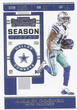 Load image into Gallery viewer, 2019 Panini Contenders Base Veteran Cards #1-100 - Pick Your Cards: #55 Amari Cooper