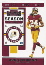 Load image into Gallery viewer, 2019 Panini Contenders Base Veteran Cards #1-100 - Pick Your Cards: #61 Josh Norman