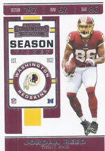 Load image into Gallery viewer, 2019 Panini Contenders Base Veteran Cards #1-100 - Pick Your Cards: #62 Jordan Reed