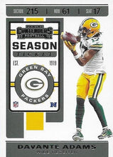 Load image into Gallery viewer, 2019 Panini Contenders Base Veteran Cards #1-100 - Pick Your Cards: #68 Davante Adams