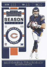 Load image into Gallery viewer, 2019 Panini Contenders Base Veteran Cards #1-100 - Pick Your Cards: #69 Mitchell Trubisky