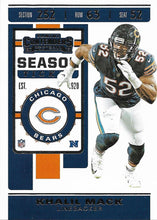 Load image into Gallery viewer, 2019 Panini Contenders Base Veteran Cards #1-100 - Pick Your Cards: #71 Khalil Mack
