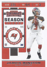 Load image into Gallery viewer, 2019 Panini Contenders Base Veteran Cards #1-100 - Pick Your Cards: #81 Jameis Winston