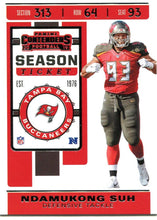Load image into Gallery viewer, 2019 Panini Contenders Base Veteran Cards #1-100 - Pick Your Cards: #83 Ndamukong Suh