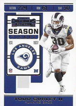 Load image into Gallery viewer, 2019 Panini Contenders Base Veteran Cards #1-100 - Pick Your Cards: #97 Todd Gurley II