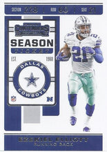 Load image into Gallery viewer, 2019 Panini Contenders Base Veteran Cards #1-100 - Pick Your Cards: #99 Ezekiel Elliott