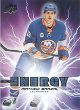 Load image into Gallery viewer, 2019-20 Upper Deck Hockey SERIES 1 PURE ENERGY Inserts ~ Pick your card