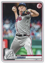 Load image into Gallery viewer, 2020 Bowman Baseball Cards (1-100): #7 Mike Soroka