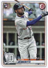 Load image into Gallery viewer, 2020 Bowman Baseball Cards (1-100): #16 Travis Demeritte RC