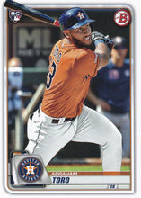 Load image into Gallery viewer, 2020 Bowman Baseball Cards (1-100): #23 Abraham Toro RC