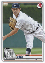 Load image into Gallery viewer, 2020 Bowman Baseball Cards (1-100): #30 Matthew Boyd