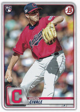 Load image into Gallery viewer, 2020 Bowman Baseball Cards (1-100): #40 Aaron Civale RC