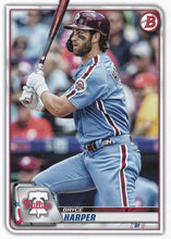 Load image into Gallery viewer, 2020 Bowman Baseball Cards (1-100): #54 Bryce Harper