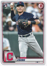 Load image into Gallery viewer, 2020 Bowman Baseball Cards (1-100): #66 Yu Chang RC