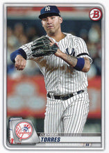 Load image into Gallery viewer, 2020 Bowman Baseball Cards (1-100): #74 Gleyber Torres