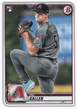 Load image into Gallery viewer, 2020 Bowman Baseball Cards (1-100): #75 Zac Gallen