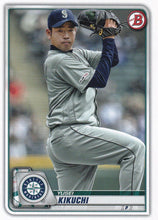Load image into Gallery viewer, 2020 Bowman Baseball Cards (1-100): #80 Yusei Kikuchi