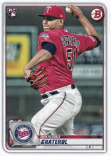 Load image into Gallery viewer, 2020 Bowman Baseball Cards (1-100): #89 Brusdar Graterol