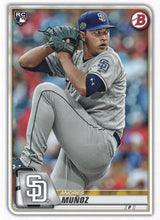 Load image into Gallery viewer, 2020 Bowman Baseball Cards (1-100): #90 Andres Muñoz