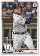 Load image into Gallery viewer, 2020 Bowman Baseball Cards (1-100): #93 Miguel Cabrera