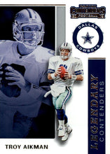 Load image into Gallery viewer, 2019 Panini Contenders LEGENDARY CONTENDERS Insert - Pick Your Cards: #LC-TA Troy Aikman - Dallas Cowboys