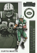 Load image into Gallery viewer, 2019 Panini Contenders LEGENDARY CONTENDERS Insert - Pick Your Cards: #LC-CM Curtis Martin - New York Jets
