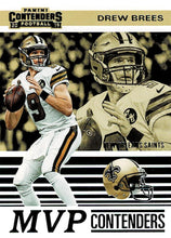 Load image into Gallery viewer, 2019 Panini Contenders MVP CONTENDERS Insert - Pick Your Cards: #MVP-DB Drew Brees - New Orleans Saints