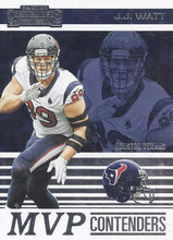 Load image into Gallery viewer, 2019 Panini Contenders MVP CONTENDERS Insert - Pick Your Cards: #MVP-JJ J.J. Watt - Houston Texans