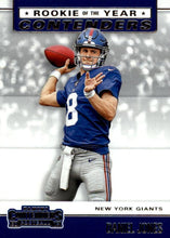 Load image into Gallery viewer, 2019 Panini Contenders ROOKIE OF THE YEAR CONTENDERS Insert - Pick Your Cards: #RYA-DJ Daniel Jones - New York Giants