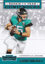 Load image into Gallery viewer, 2019 Panini Contenders ROOKIE OF THE YEAR CONTENDERS Insert - Pick Your Cards: #RYA-GM Gardner Minshew II - Jacksonville Jaguars