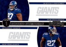 Load image into Gallery viewer, 2019 Panini Contenders ROUND NUMBERS Insert - Pick Your Cards: #RN-LB Deandre Baker / Dexter Lawrence - New York Giants