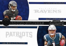Load image into Gallery viewer, 2019 Panini Contenders ROUND NUMBERS Insert - Pick Your Cards: #RN-BH Marquise Brown / N'Keal Harry - Baltimore Ravens / New England Patriots