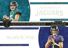 Load image into Gallery viewer, 2019 Panini Contenders ROUND NUMBERS Insert - Pick Your Cards: #RN-MM Gardner Minshew II / Trace McSorley - Jacksonville Jaguars / Baltimore Ravens