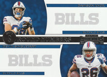 Load image into Gallery viewer, 2019 Panini Contenders ROUND NUMBERS Insert - Pick Your Cards: #RN-KS Dawson Knox / Devin Singletary - Buffalo Bills