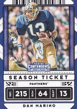 Load image into Gallery viewer, 2020 Panini Contenders Draft Picks Base Veteran Cards #1-100 - Pick Your Cards