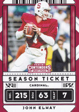 Load image into Gallery viewer, 2020 Panini Contenders Draft Picks Base Veteran Cards #1-100 - Pick Your Cards