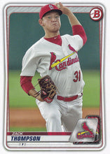 Load image into Gallery viewer, 2020 Bowman Baseball Cards - Prospects (1-100): #BP-6 Zack Thompson
