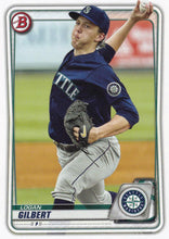 Load image into Gallery viewer, 2020 Bowman Baseball Cards - Prospects (1-100): #BP-58 Logan Gilbert