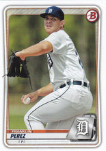 Load image into Gallery viewer, 2020 Bowman Baseball Cards - Prospects (1-100): #BP-63 Franklin Perez