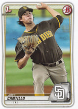 Load image into Gallery viewer, 2020 Bowman Baseball Cards - Prospects (1-100): #BP-76 Joey Cantillo