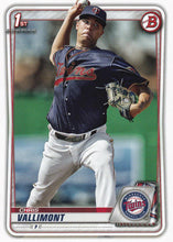 Load image into Gallery viewer, 2020 Bowman Baseball Cards - Prospects (1-100): #BP-78 Chris Vallimont