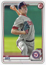 Load image into Gallery viewer, 2020 Bowman Baseball Cards - Prospects (1-100): #BP-83 Tim Cate