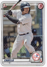 Load image into Gallery viewer, 2020 Bowman Baseball Cards - Prospects (1-100): #BP-85 Antonio Cabello