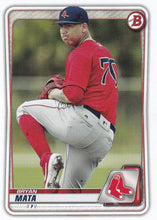 Load image into Gallery viewer, 2020 Bowman Baseball Cards - Prospects (101-150): #BP-128 Bryan Mata
