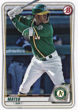 Load image into Gallery viewer, 2020 Bowman Baseball Cards - Prospects (101-150): #BP-138 Jorge Mateo